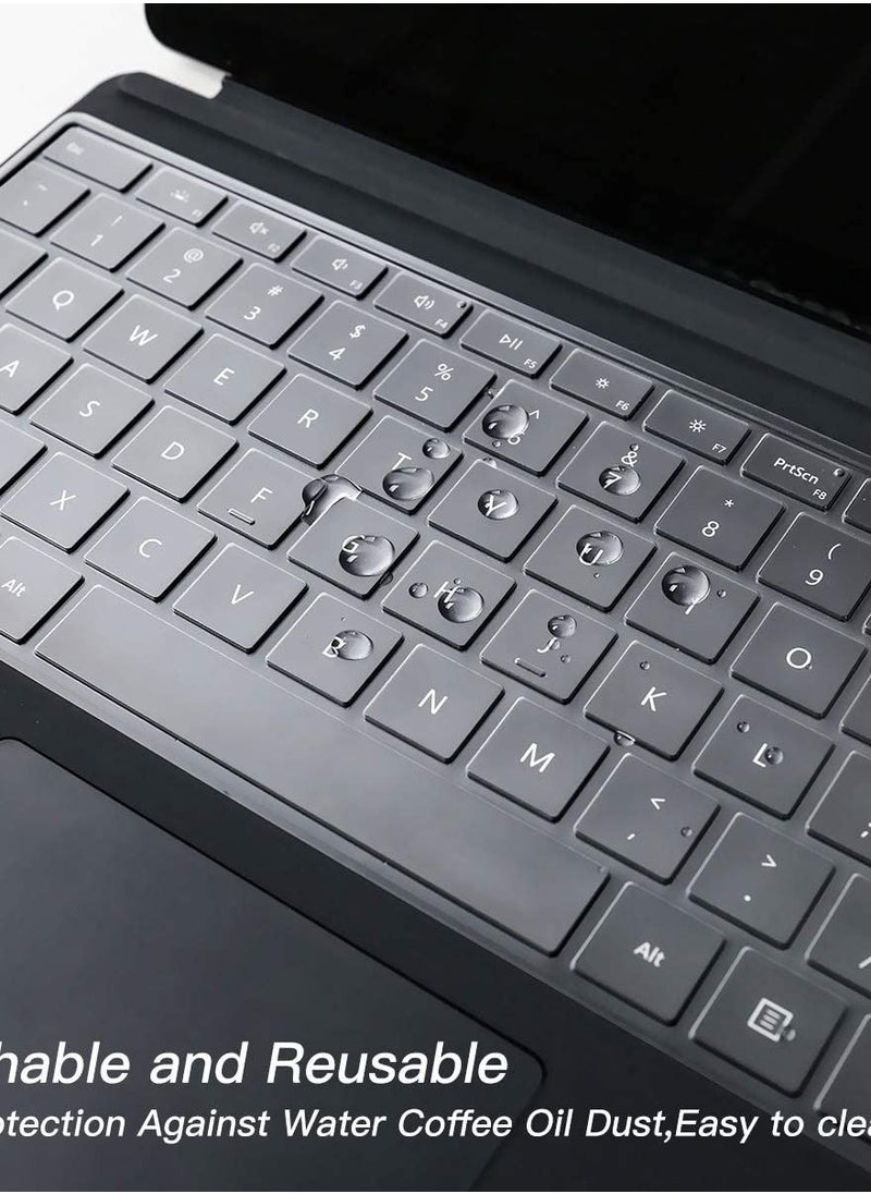 Generic - Ultra Thin Keyboard Cover Protective Skin Compatible with Huawei Matebook X Pro 13.9/Huawei Matebook D14/D15/Honor Magicbook 14/15/16.1, Clear - Image 1