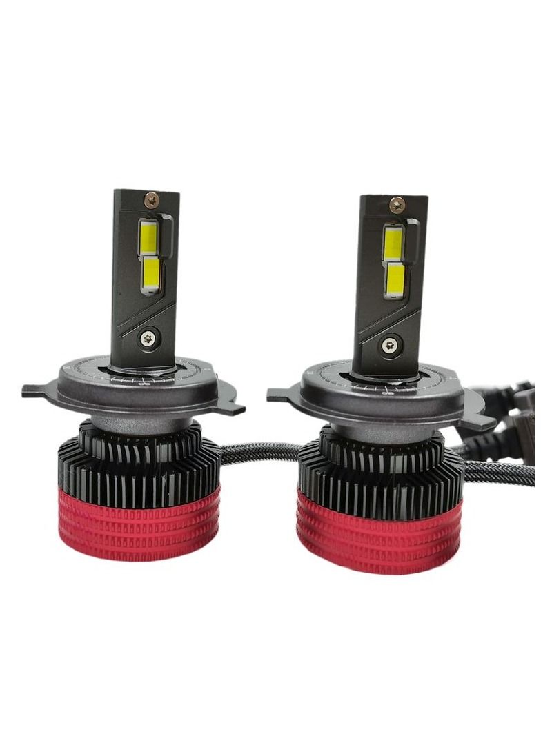 ROCA H4 LED Car Headlight Bulb 2pcs High Performance Bulb Super Light 95000 High Power Head Light 12V - Image 2