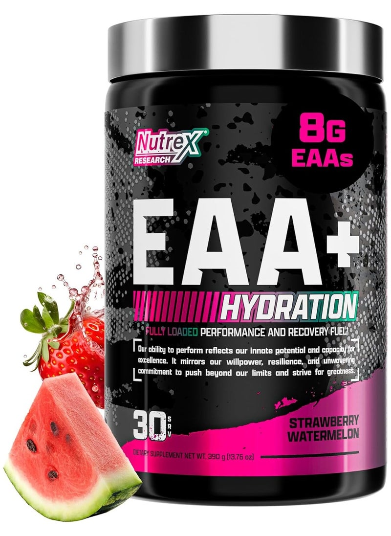 Nutrex Research EAA+ Hydration 30 Serving Strawberry Watermelon 390g  - Image 1