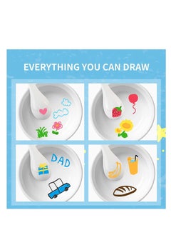 Excefore Magical Water Painting Pen, Magic Doodle Drawing Pens, Whiteboard Pen Waterproof Pen, Doodle Water Floating Painting Marker Pens, for Kids Adult Drawing Gift, Eco-Friendly Colorful Doodle  - Image 2
