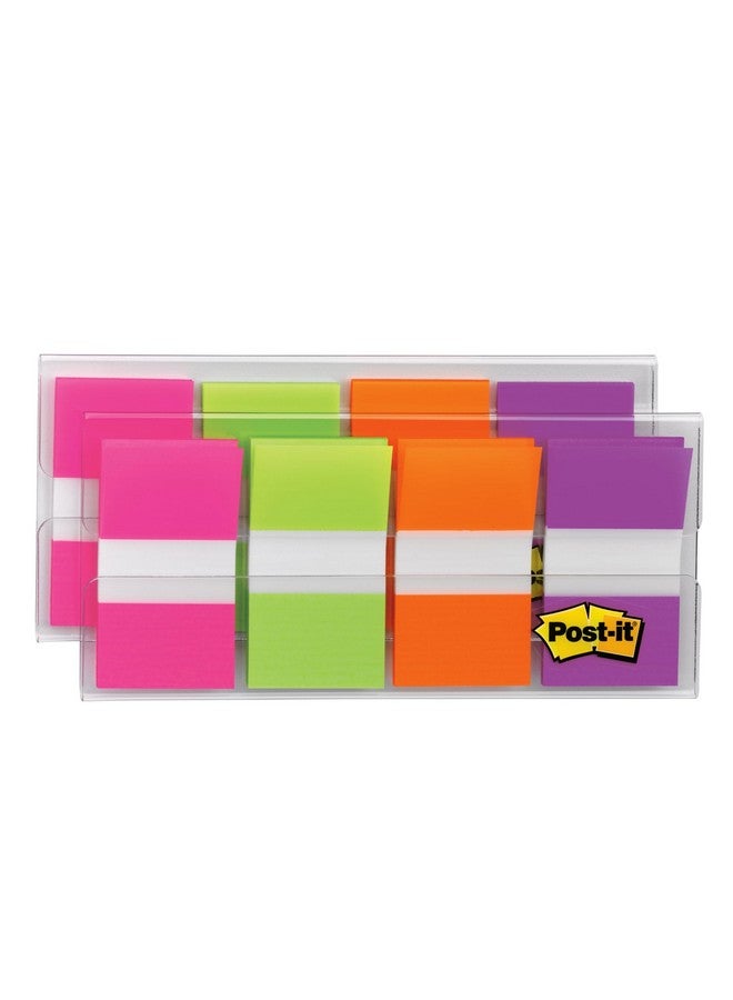 Post-it Flags, 80/Onthego Dispenser, 2 Dispensers/Pack, 1 In Wide, Assorted Bright Colors (680Pgop2) - Image 1