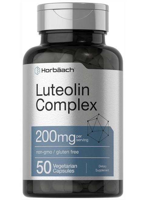 Luteolin Complex with Rutin 100mg Supplement - 50 Capsules