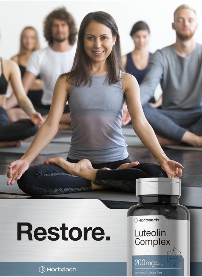 Luteolin Complex with Rutin 100mg Supplement - 50 Capsules