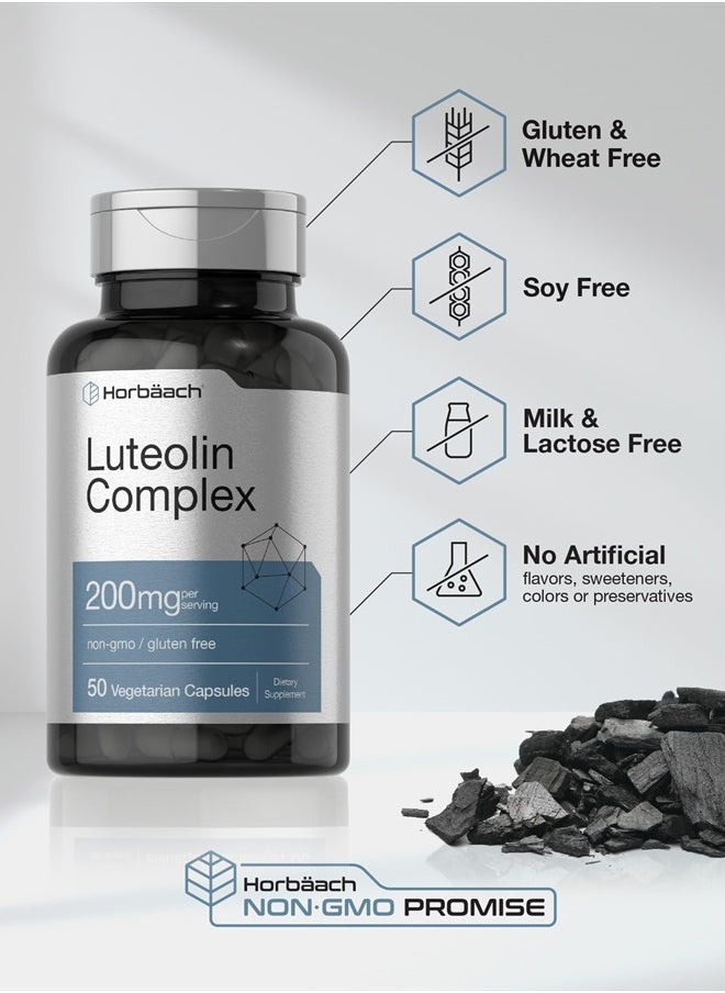 Horbaach Luteolin Complex with Rutin 100mg Supplement - 50 Capsules  - Image 5