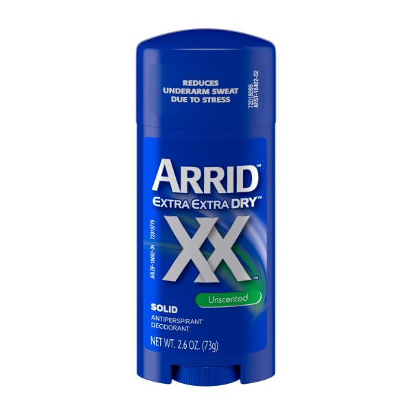 ARRID XX AntiPerspirant Deodorant Solid Unscented 26 oz Pack of 2 - Image 3