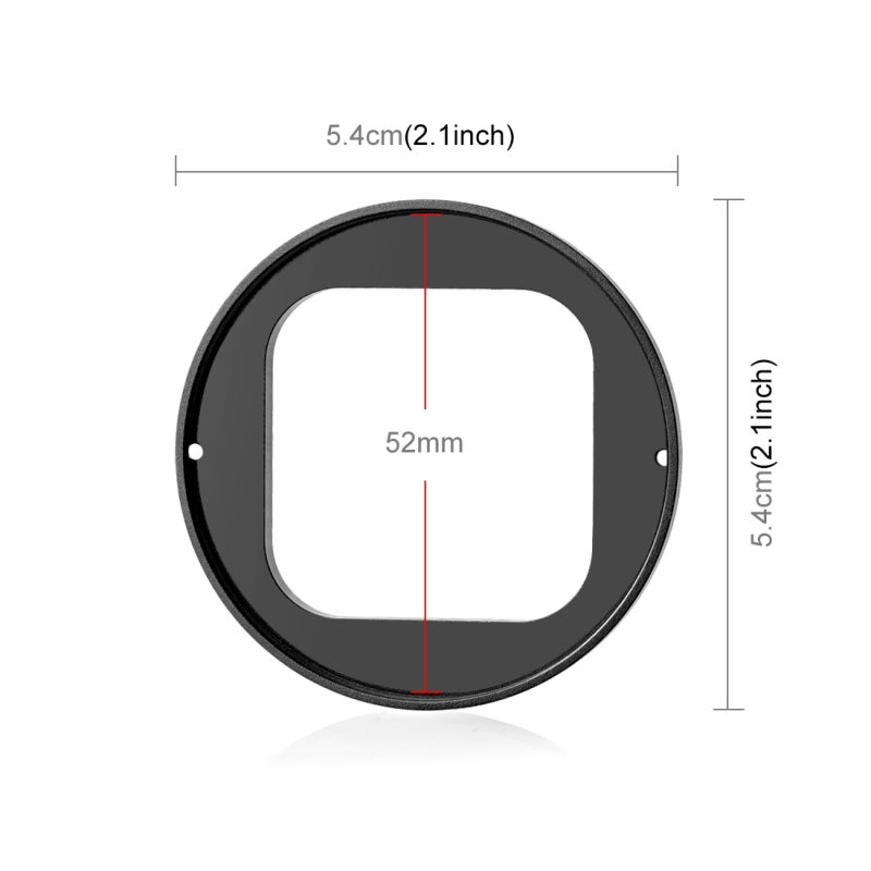 منصف عدسة فوق بنفسجية كاميرا رياضية PU969B مع حلقة موصل المنصف غطاء عدسة بديل لملحقات كاميرا إكشن Insta360 Ace Pro - Image 3