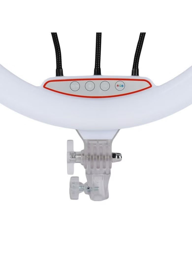 3D-45 RGB Ring Light With 360 Degree Free Rotation Free Adjustment And Eye Protection For Vlogging Reels And Photography - Image 3