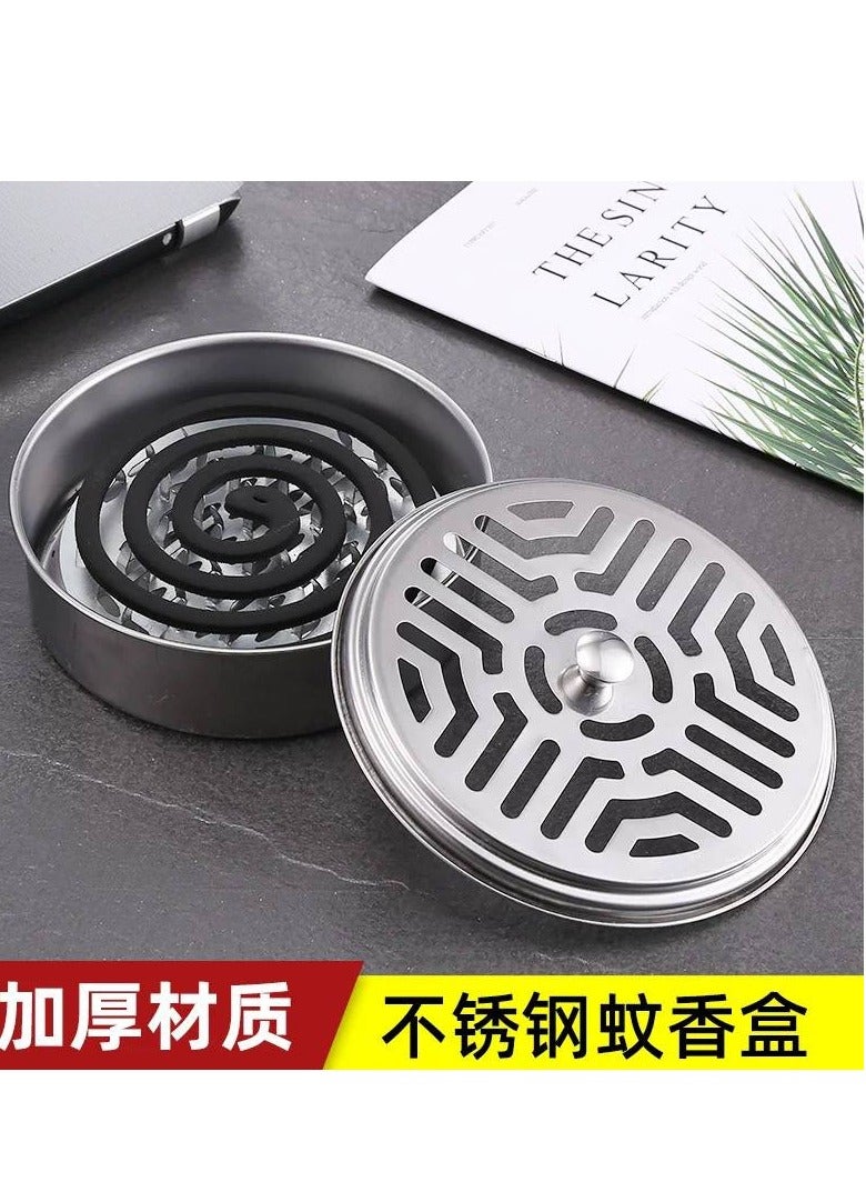 Stainless Steel Coil Incense Burner - Fireproof Spiral Incense Holder  - Image 1