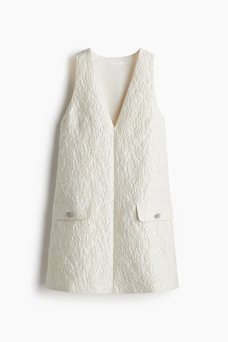 H&M Jacquard-weave mini dress