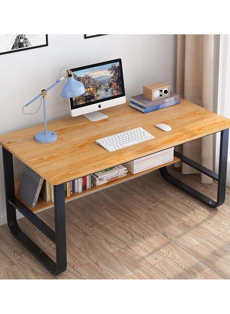 AGD A Simple Laptop and Desktop Computer Table suitable for the Study Room or Office, 100x60x73 cm - Image 1