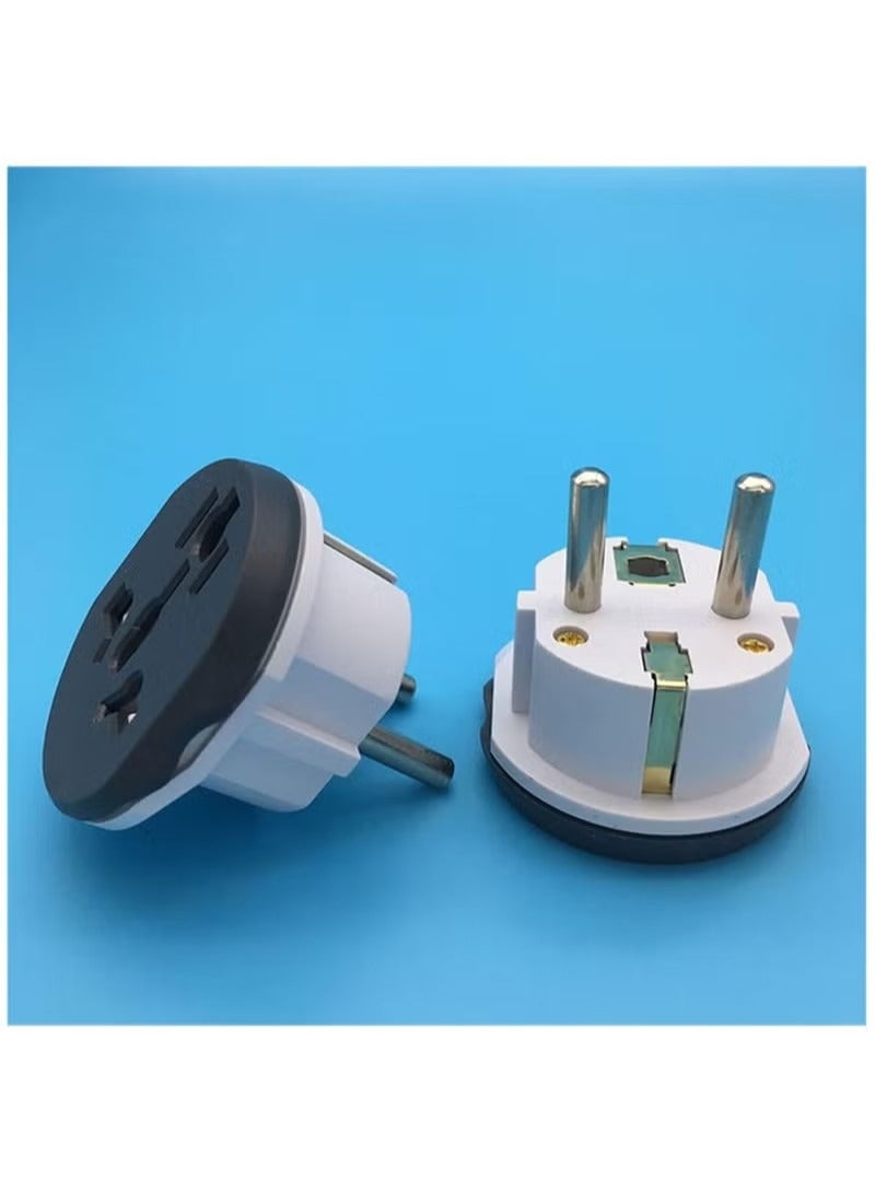 Travel Adapter 16A US Australia UK to EU Germany AC Plug Travel Conversion Plug EU Plug Adapter 5 Pieces  - Image 2