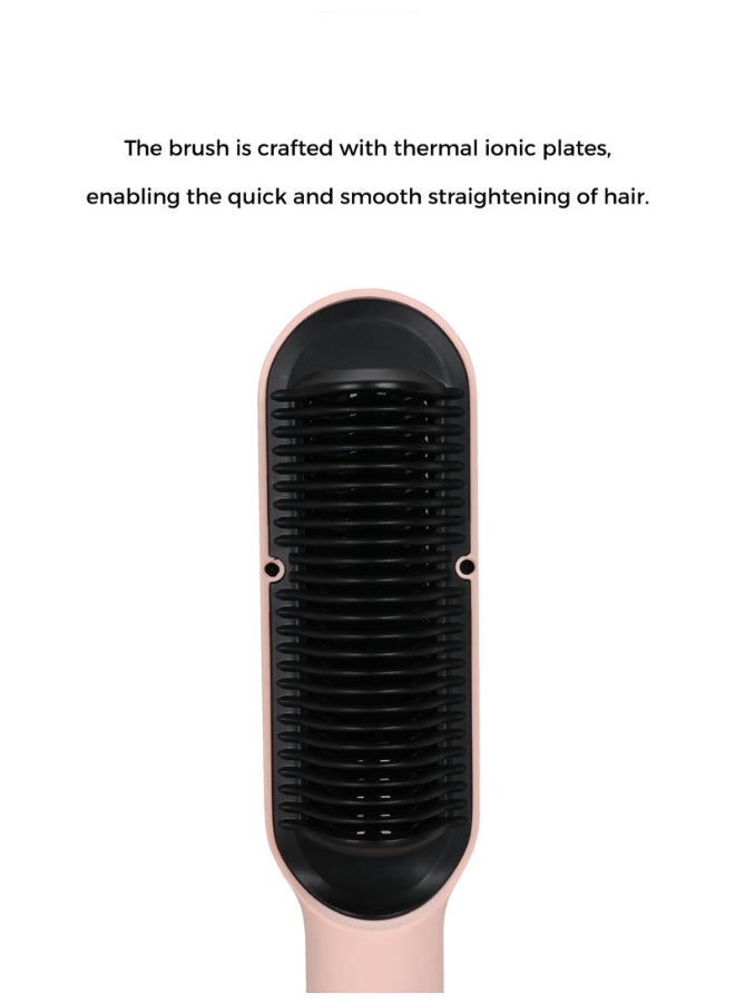 LaBelle Hair Straightening Pro Brush Pink - Image 3