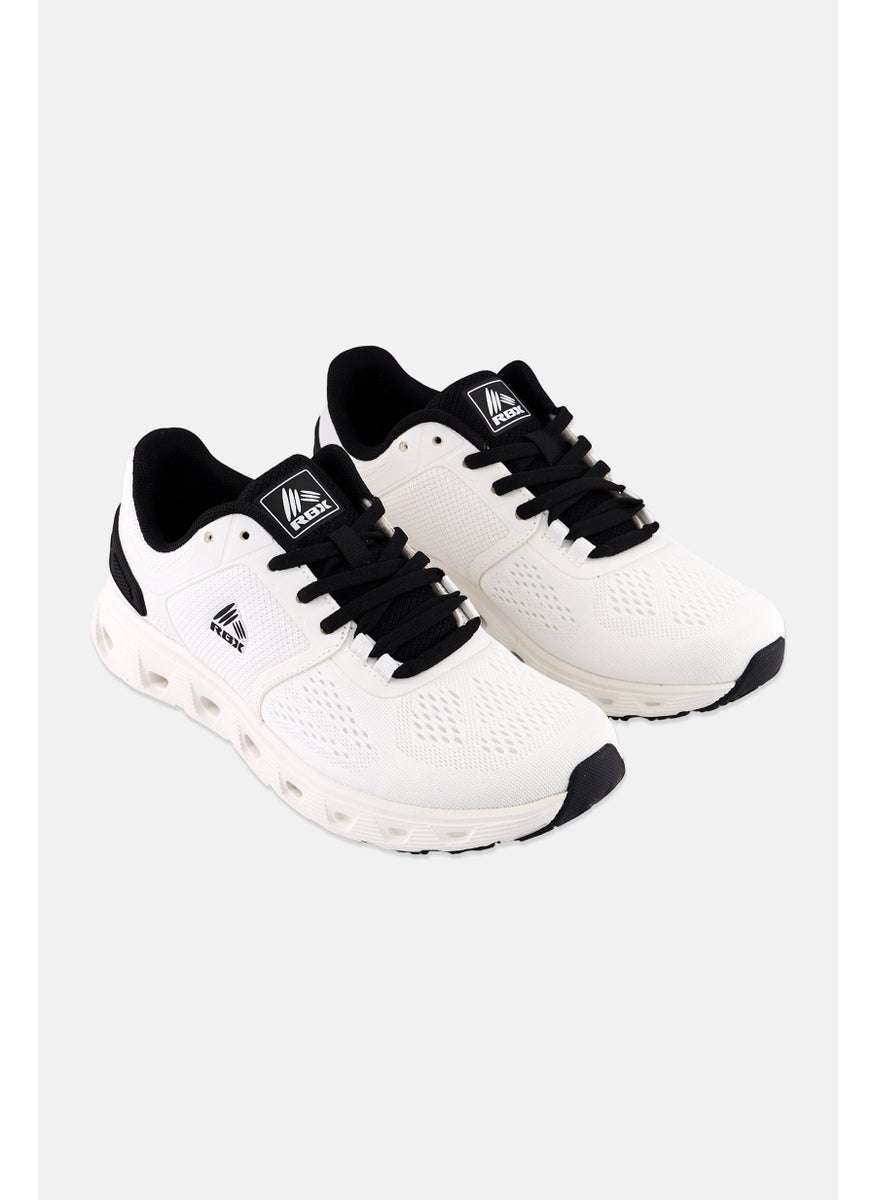 RBX Women Brand Logo Lace Up Training Shoes, White  - Image 1