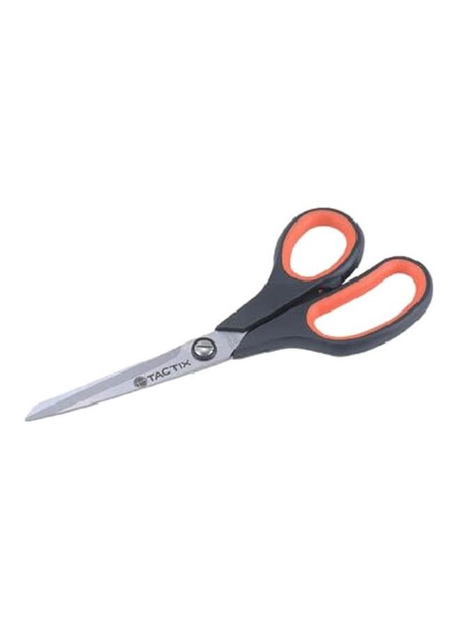 Tactix Stainless Steel Scissor Black and Orange 17.5cm - Image 4