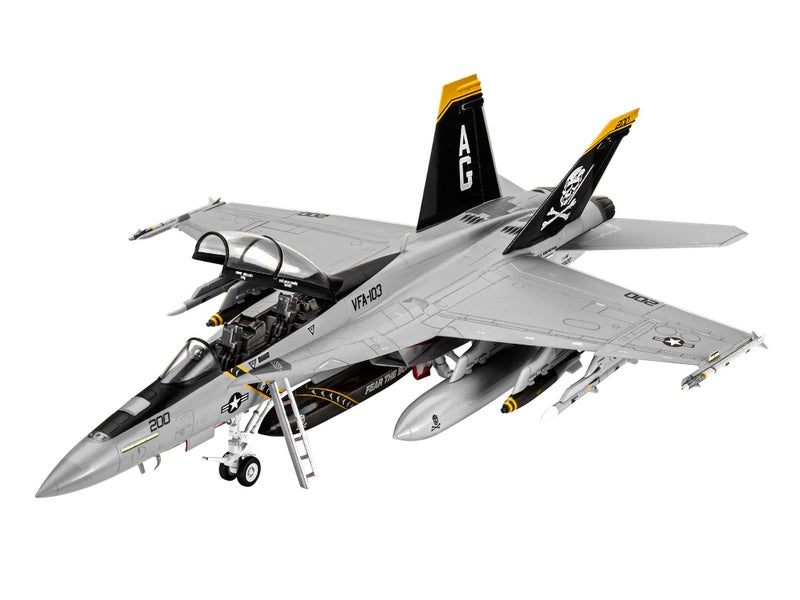 Revell 03834 F/A-18F Super Hornet 1:72 Scale Unbuilt/Unpainted Plastic Model Kit - Image 2
