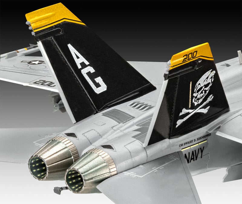 Revell 03834 F/A-18F Super Hornet 1:72 Scale Unbuilt/Unpainted Plastic Model Kit - Image 5