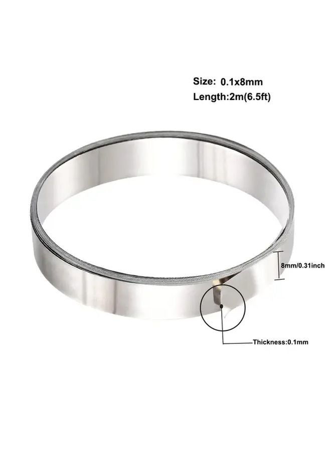 0.1x8mm 78.74 Inch Nickel Strip for 18650 Battery Spot Welding Durable Copper Nickel Alloy - Image 1