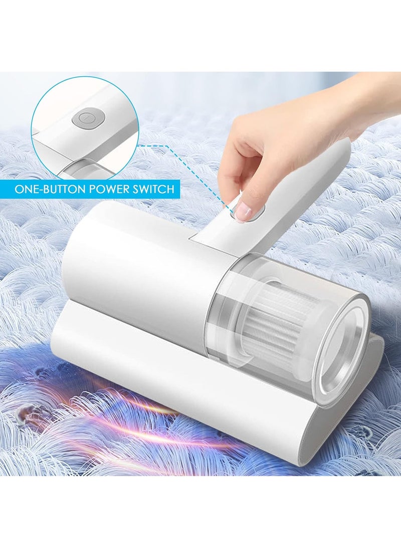DubaiGallery Handheld UV Mite Removal Instrument 10Kpa Super Suction Portable Household Mite Removal Vacuum Cleaner Suitable for Household Bed Mattress Sofa Anti-Dust Mite Vacuum Cleaner - Image 2