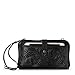 The Sak Iris Large Smartphone Crossbody Bag in Leather Convertible Wristlet Purse Design Black Leaf Embossed - Image 2