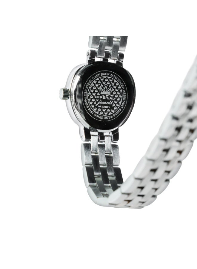 IMPERIAL Women's IPS Stainless Steel Watch, Silver Dial, Y121 Movement, Butterfly Clasp, 3ATM Watch for Women | IMP.GZ8691L8832 - Image 3