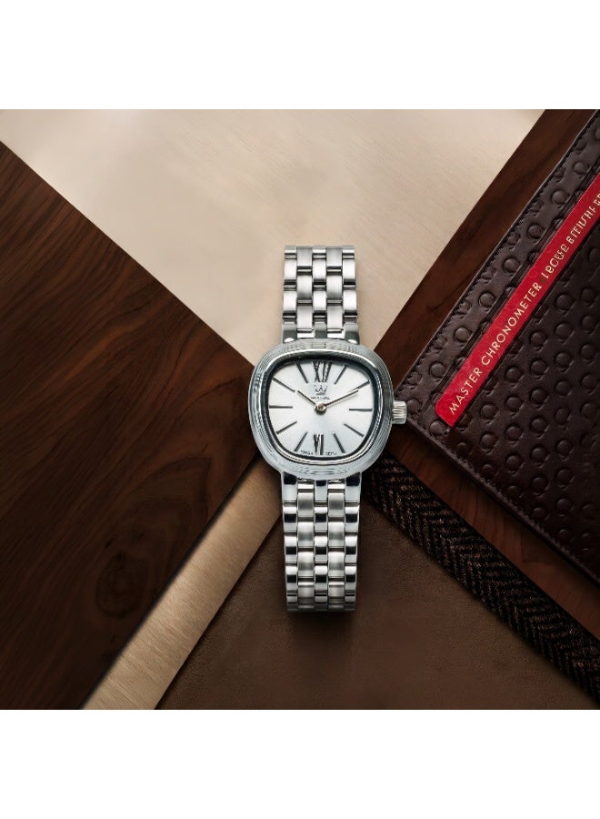 IMPERIAL Women's IPS Stainless Steel Watch, Silver Dial, Y121 Movement, Butterfly Clasp, 3ATM Watch for Women | IMP.GZ8691L8832 - Image 4