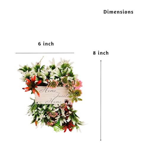 Akaar Decor's Diverse Wall Hangings | Decorative Wall Art Mdf Wooden Wall Hanger For Living Room | Bedroom | Office | Gift | Wall Hanging For (Home Sweet Home_Foliage, 60 Cm) - Image 4