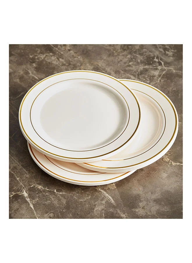 Home Box Falcon 50-Piece Dinner Plate With Spoon 1x25x25 cm