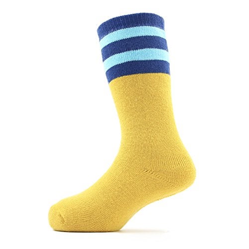 HowJoJo Big Boys Thick Cotton Socks Kids Winter Warm Thermal Crew Seamless Socks 5 Pack 8T/9T/10T - Image 5