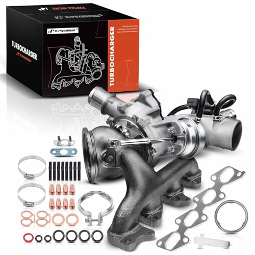 A-Premium Turbo Turbocharger and Complete Installation Kits Compatible with Buick, Chevy Vehicles - 1.4L Turbo - Encore 2013-2021, Cruze 2011-2015, Sonic 2012-2020, Trax 2013-2021 - Replaces 55565353 - Image 1