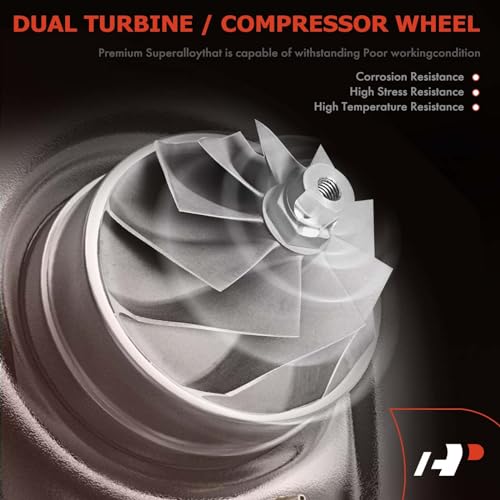 A-Premium Turbo Turbocharger and Complete Installation Kits Compatible with Buick, Chevy Vehicles - 1.4L Turbo - Encore 2013-2021, Cruze 2011-2015, Sonic 2012-2020, Trax 2013-2021 - Replaces 55565353 - Image 5