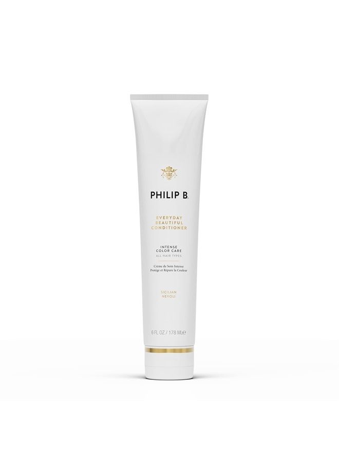 PHILIP B Everyday Beautiful Conditioner 6 oz. (178 ml) | Detangles and Strengthens Strands and Guards Against Fading - Image 1