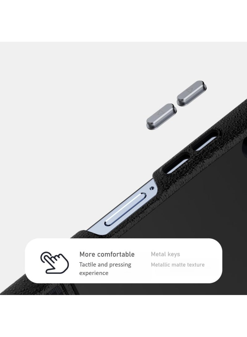 general Carbon Fibre Magnetic Case Compatible Samsung Galaxy Z Flip 7 Case with Invisible Magnetic, Slim Matte Shock and Drop Protection Case for Wireless Charging - Image 4