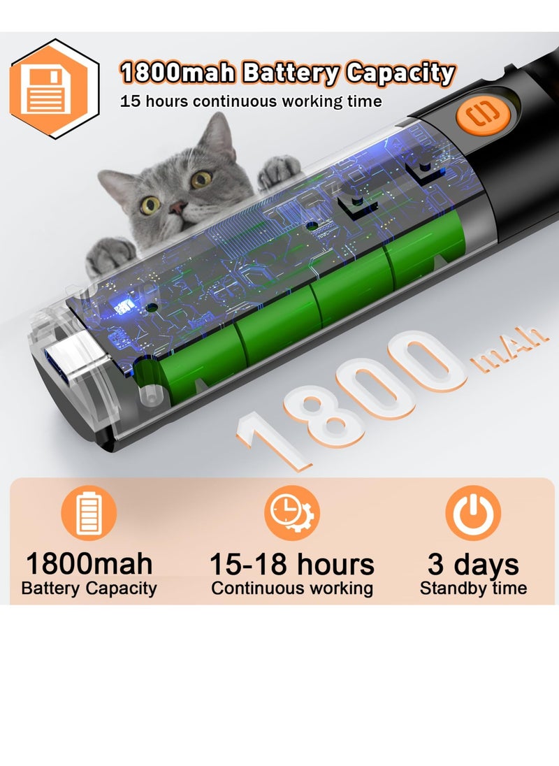 Excefore - Pet Microchip Scanner, RFID EMID Micro Chip Reader Scanner, 134.2kHz 125kHz 15 Digits Pet Chip ID Scanner, with 1.44IN TFT Display & Delete History Data Function, for Dog/Pet/Cat/Pig/Animal - Image 1