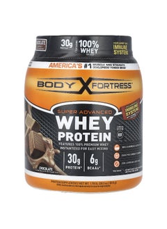Body Fortress Body Fortress, Super Advanced Whey Protein, Chocolate , 1.78 lb (810 g)  - Image 1