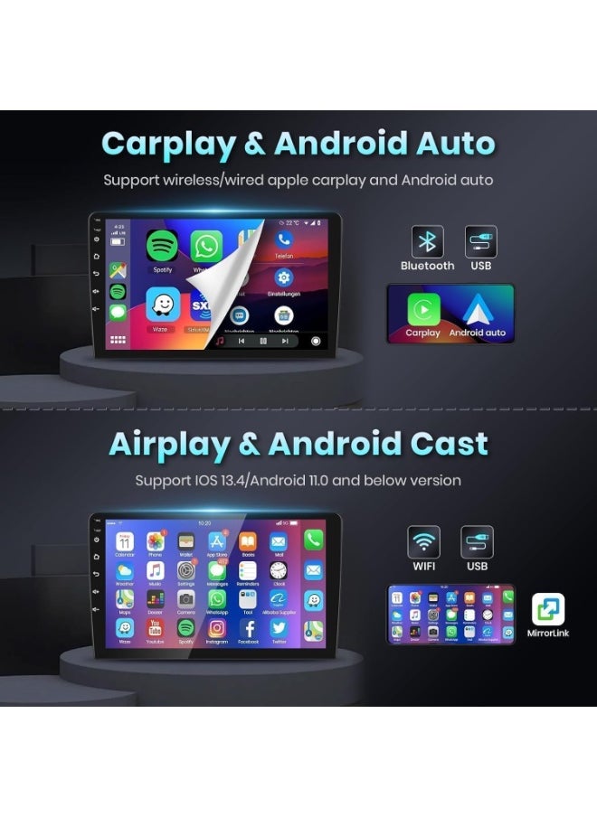 Android Car Stereo for MG5 2020-2023 4GB RAM 32GB ROM Support Carplay, M-Link Wi-Fi BT, Radio GPS, 9 Inch IPS Touch Screen with AHD Camera Included