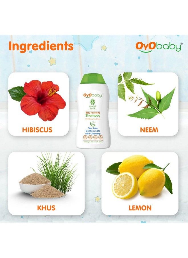 OYO BABY Tears Free Baby Shampoo For Newborn Babies 200Ml  - Image 5