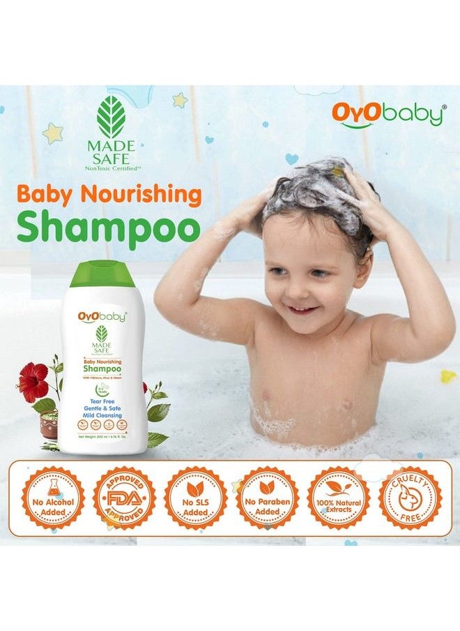 OYO BABY Tears Free Baby Shampoo For Newborn Babies 200Ml  - Image 3