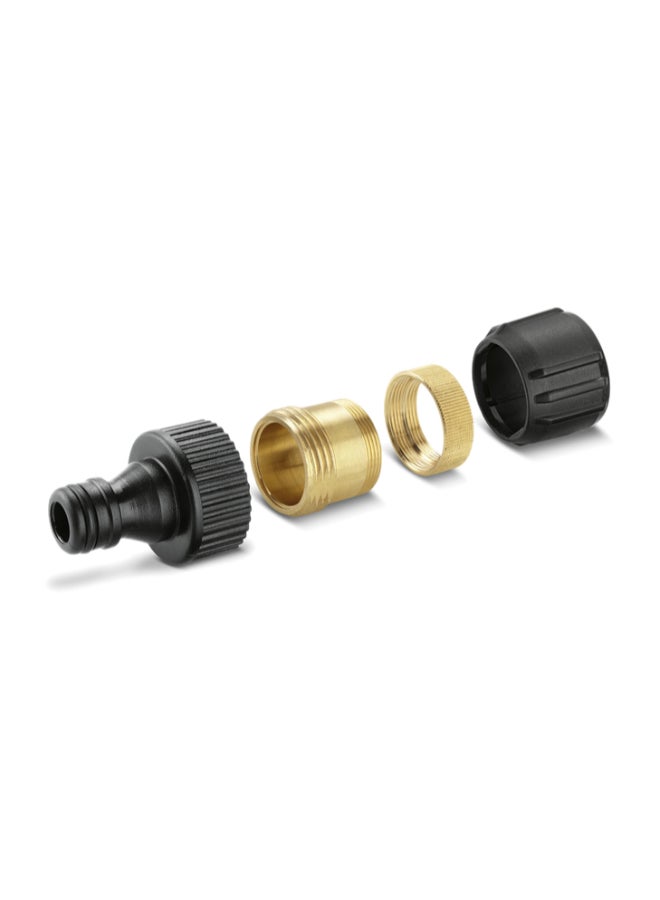 KARCHER Indoor Tap Adaptor For Garden Hose Connection, G3/4 Thread, Brass Inner Thread
