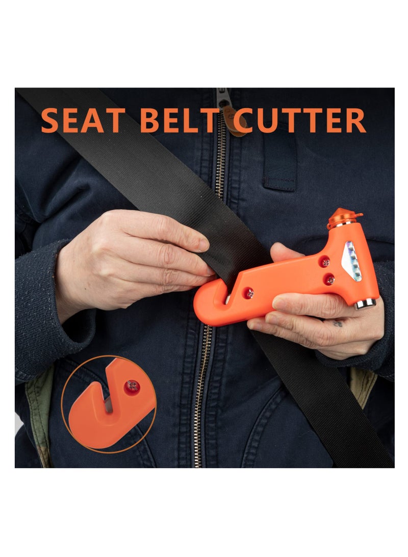 SYOSI Safety Hammer Car Window Breaker, Hidden Seatbelt Cutter, 3-in-1 Emergency Escape Tool, Multifunctional Life Saving Escape Tool for Car, RV, Bus - Image 5