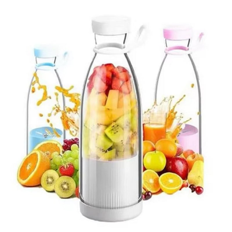 Portable Juicer Blender, USB Rechargeable Mini Bottle, Personal Size for Juices and Shakes, Fruit Juicer, 1 Piece Turquoise - By RanaStore - Image 5