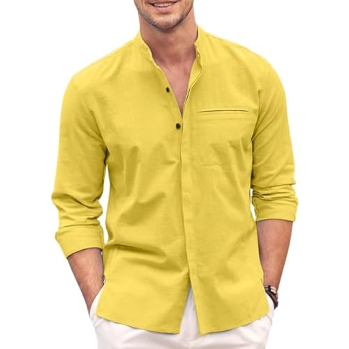 Bellstone Men's Solid Cotton Shirt | Casual | Plain | Full Sleeve | Summer-Regular Fit| Men Stylish Shirt | Everyday Formal Wear |Soft Breathable Fabric | Everyday Smart Casual Wear - Image 1