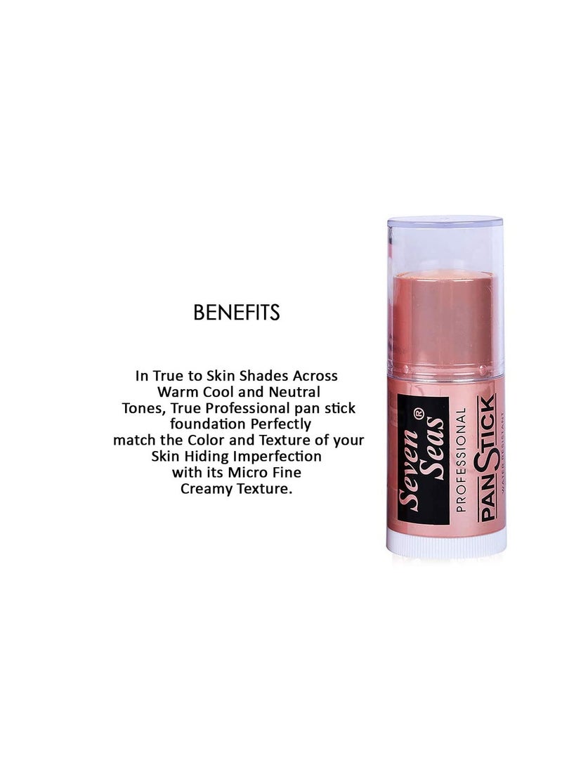 Seven Seas Seven Seas Panstick Foundation Perfect Match Panstick Foundation  Lightweight  Full Coverage Foundation With Natural And Dewy Finish For Face Makeup Easy To Apply With Hand Stick Applicator skin  - Image 3