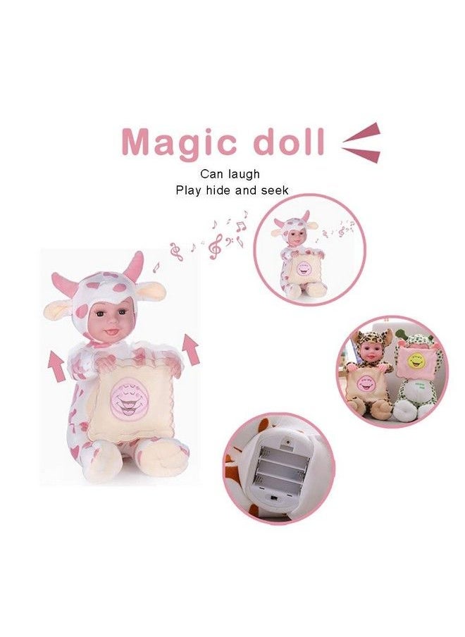 vGRASSP - Peekaboo Soft Plush Laughing Doll Toy For Kids Voice Activated With Moving Arms And Touch Sensor (Assorted) - Image 1