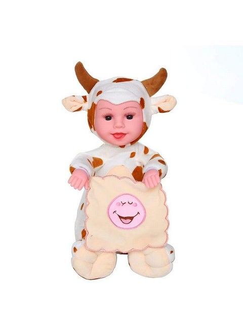 Peekaboo Soft Plush Laughing Doll Toy For Kids Voice Activated With Moving Arms And Touch Sensor (Assorted)