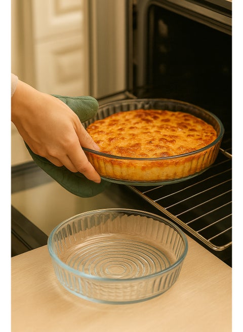 2-Piece Round Oven Trays Set