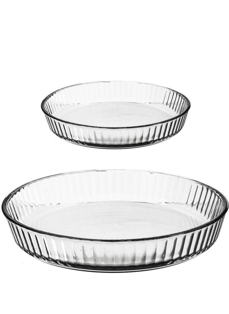 Dania 2-Piece Round Oven Trays Set  - Image 2