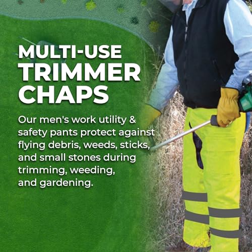 FORESTER - Trimmer Chaps for Men | Protective Gear | Not for Use as Chainsaw Chaps | Men's Work Utility & Safety Pants | Apron Style, Adjustable Belt - Image 5