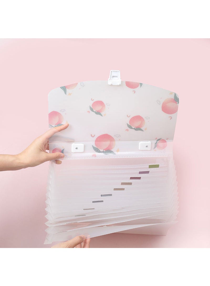 حامل مستندات محمول قابل للتوسيع ومنظم ملفات مقاس A4 - Image 3