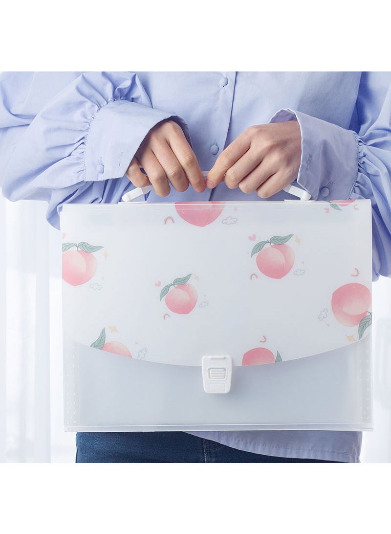 حامل مستندات محمول قابل للتوسيع ومنظم ملفات مقاس A4 - Image 5