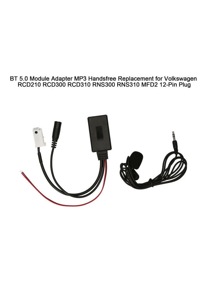 NIBEMINENT - Replacement Bluetooth 5.0 Module Adapter With Microphone For Volkswagen - Image 1